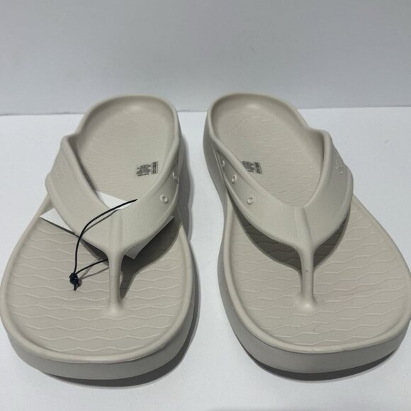 Columbia Mens Boatside Flip Flop White Size 12 M main image 3